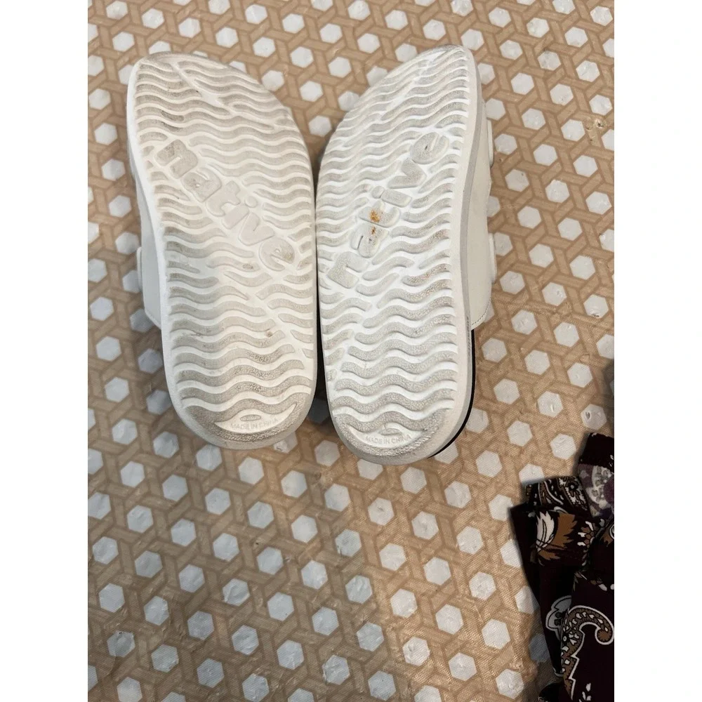 Native White Slides Size C13 Girls Kids